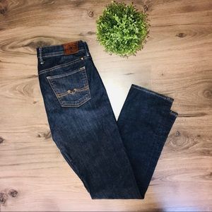 Iucky brand sweet n straight dark wash denim 28